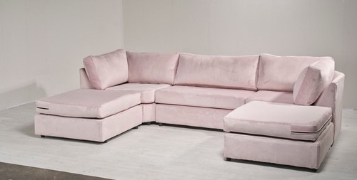 Plush pink high back - plush, u