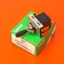 Lucas 3 Position Toggle Flick Switch For Windscreen Wiper, Lights, Heater 35927