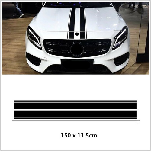 2pcs car hood bonnet stripe - 2pcs,