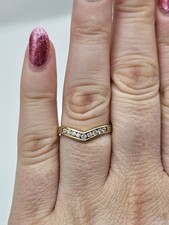 9ct Gold With 0.33ct Diamonds