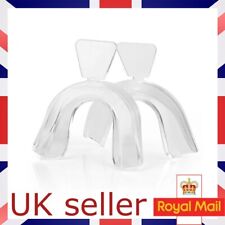Mouth Guard Dental Clear Gel Gum Shield Night Teeth Grinding - 2pcs UK Seller