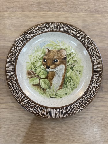 Purbeck pottery stoat - stoat, plate