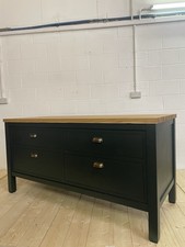 New kitchen island unit painted cabinet Breakfast Bar Open Shelves Free Delivery