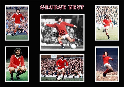 George best signed - signed, a4