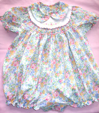 Smocked Ditsy Floral Romper