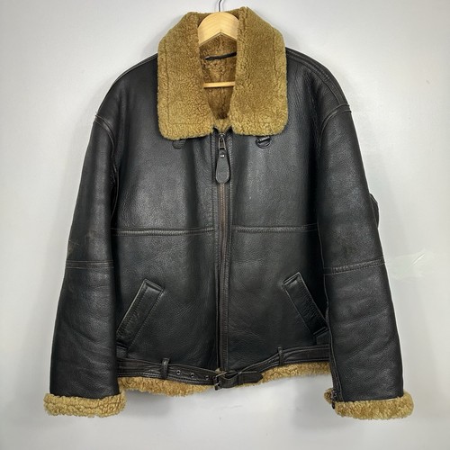 Vintage raf leather sheepskin - leather,