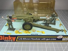 Vintage Boxed Dinky Toys No. 609 US 105mm Howitzer With Crew