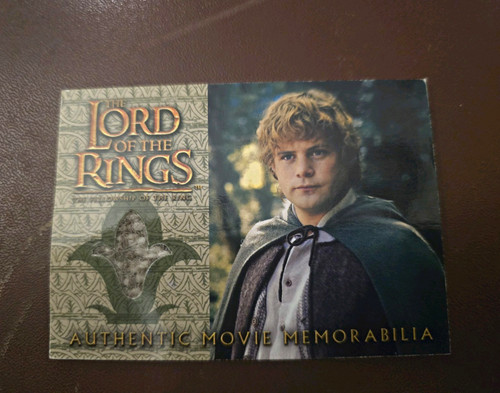 Topps lotr authentic movie - lotr,