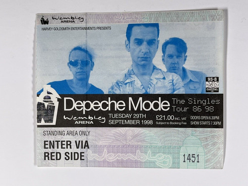 Depeche mode ticket the - ticket,