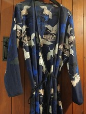 Biba Blue Crane Bird Vintage