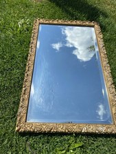 Antique Bevel Edged Mirror In
