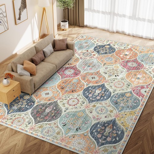 Large orange rug - orange,