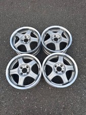 Rays Av-Rev 15 Inch 6.5J 4 Hole Pcd 100 Offset 39 Used Aluminum Wheels Set Of De