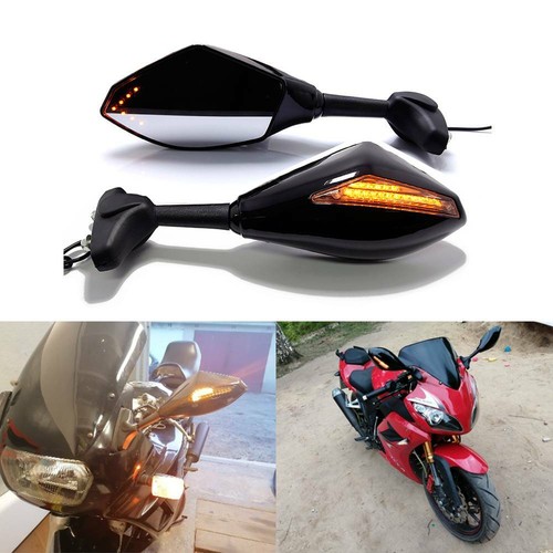 Motorcycle mirrors led turn - led,