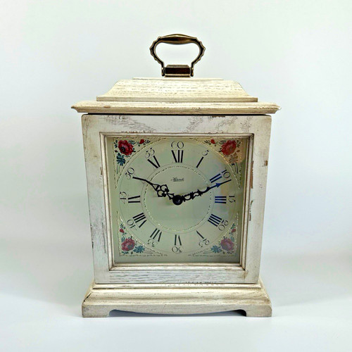 Hermle mantel clock distressed - mantel,