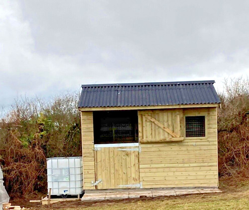 12ft x12ft horse wooden - ,