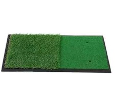 2 turf golf Anti Slip rubber mat for indoor & outdoor prectice with 2 tee holes