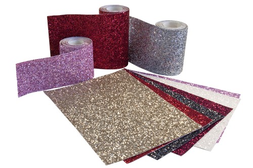 Chunky glitter fabric - chunky,