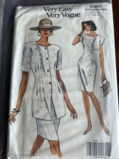 Vogue 8090 Misses Jacket And Dress Sz 6-10