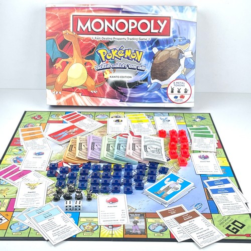 Hasbro pokemon monopoly kanto - monopoly,