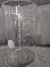 LAB GLASSWARE VWR  5000ml BEAKER BOROSILICATE GLASS SCIENCE LAB BEAKER
