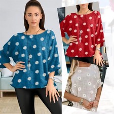 Womens Italian Lagenlook Daisy