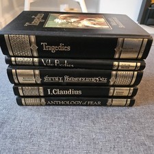 5 x 'The Great Writers Library' books - VGC