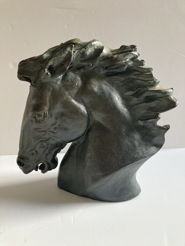 Vintage sculpture 70s horse - vintage,