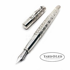 Yard-O-Led Viceroy Grape Grand Victorian Ag925 Sterling Silver 18K Fountain Pen