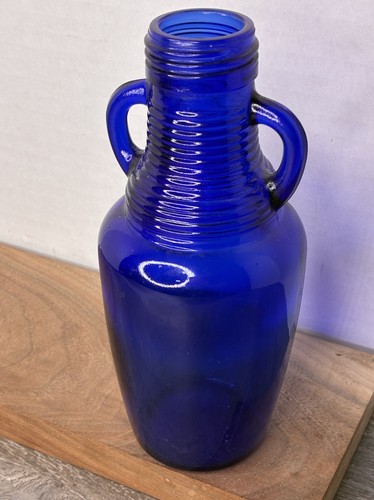 Vintage cobalt blue glass - cobalt,
