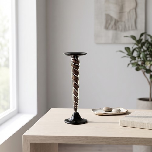 Candle holder with spiral - candle,