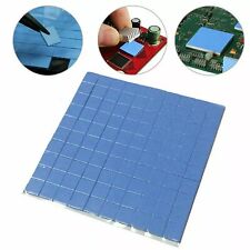 25PC 10x 10 x 1mm GPU CPU Heatsink Cooling Thermal Conductive Blue Silicone Pads