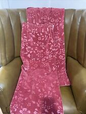 Vintage Floral Pink Velvet