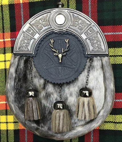 Scottish kilt sporran - scottish, stag