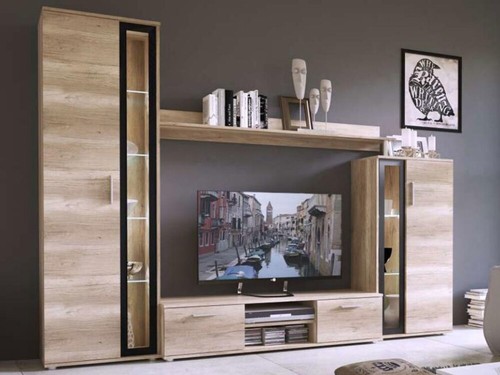 Modern entertainment unit - tv,