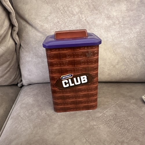 Mcvities club biscuit tin - biscuit,