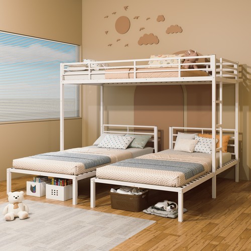 Metal triple bunk bed for - triple,