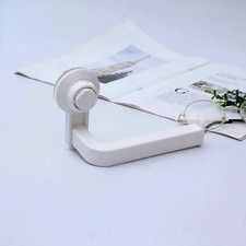 Toilet Roll Holder Stand Tissue Suction Cup Wall Mounted Bathroom Towel Storage