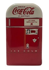 Coca-Cola Vending Machine Tin Red "Drink Coke In Bottles" 2009 Nostalgic
