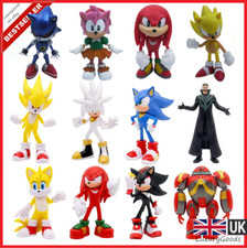 12cm Sonic the Hedgehog Action Figure Toy Figurine Kids Knuckles Shadow Tails🔵