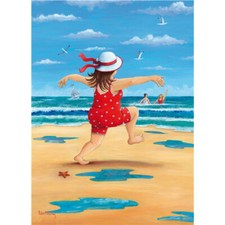 Peter Adderley Card - A Bracing Dip