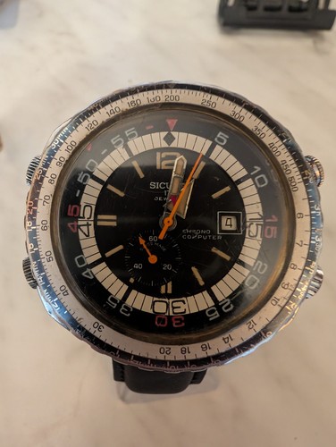 Sicura chrono computer black - chrono,