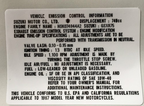 Suzuki gsxr750f gsxr750g - suzuki,