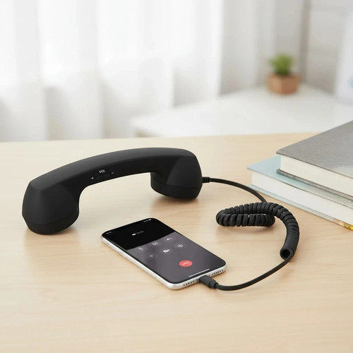 Retro phone handset - phone, handset,retro
