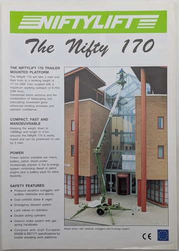 Original niftylift nifty 170 - original,
