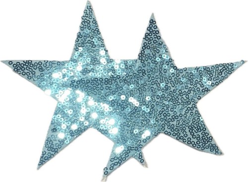 Sequin star elbow patches - sequin,
