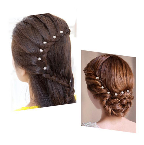 Pearl flower diamante crystal - diamante,