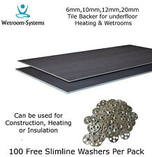 Tile backer board 6mm,10mm,12mm,20mm,30mm pack of Ten Boards 7.2m (100WSH)