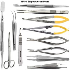 Micro Surgery Kit Surgical Instruments Dental Castroviejo Needle Holder Scissors