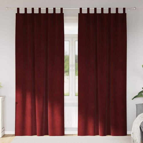 Blackout curtains wine red - blackout,